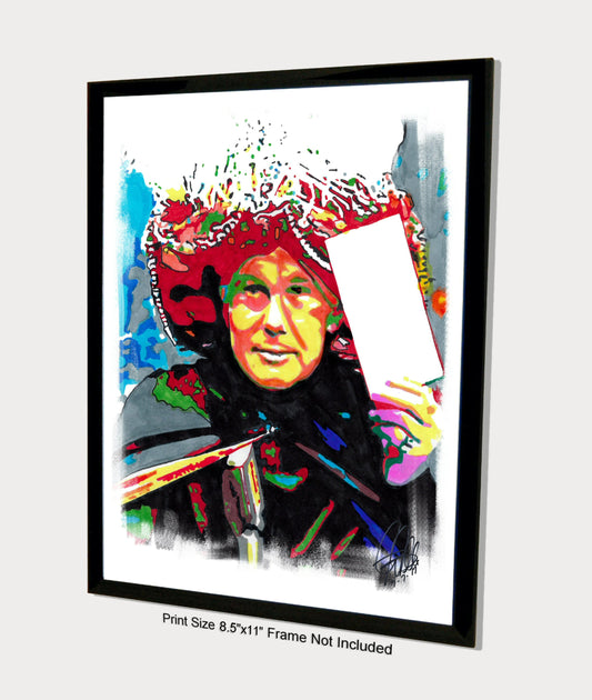 Carnac the Magnificent Johnny Carson Comedy Poster Print Wall Art 8.5x11