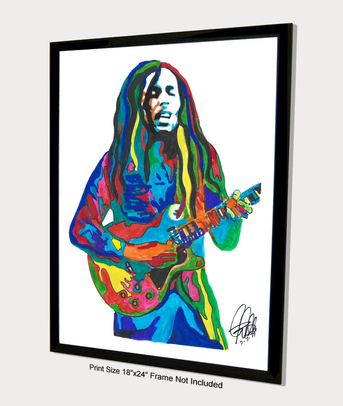 Bob Marley The Wailers Reggae Ska Music Poster Print Wall Art 18x24