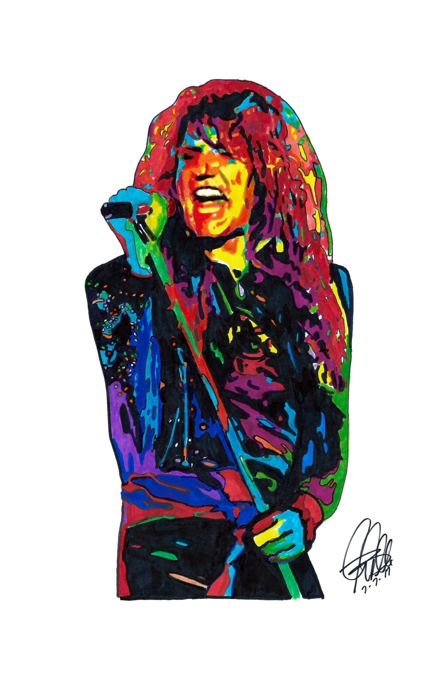 David Coverdale Whitesnake Singer Rock Music Poster Print Wall Art 11x17