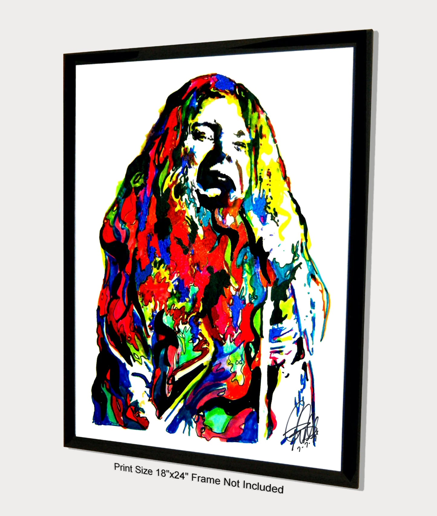 Janis Joplin Big Brother the Holding Company Music Print Poster Wall Art 18x24