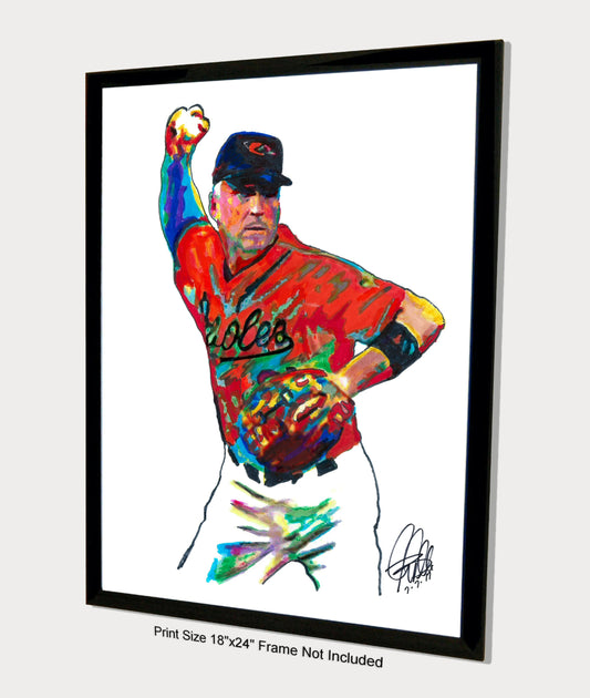 Cal Ripken Jr Baltimore Orioles SS Baseball Sports Poster Print Wall Art 18x24