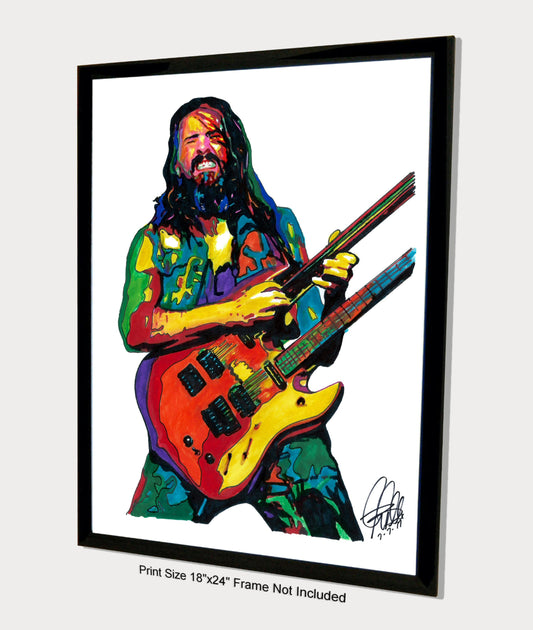 Ron Bumblefoot Thal Guitar Metal Rock Music Poster Print Wall Art 18x24