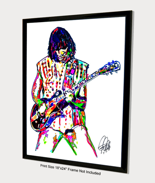 Neil Young Rock Music Poster Print Wall Art 18x24