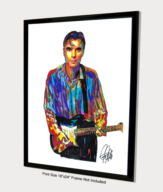 David Byrne Talking Heads Wild Life Rock Music Poster Print Wall Art 18x24