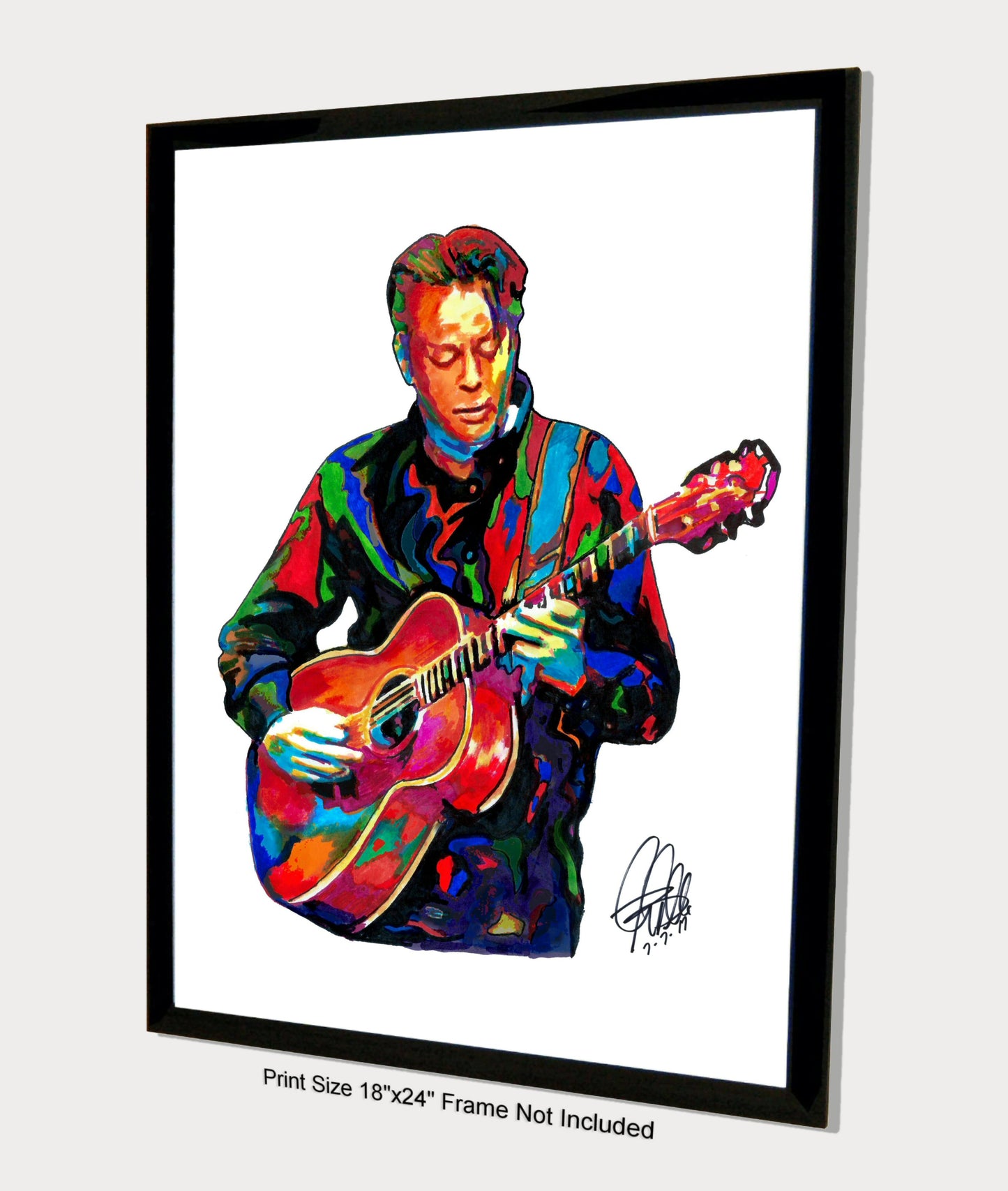 Tommy Emmanuel Acoustic Guitar Pop Music Poster Print Wall Art 18x24