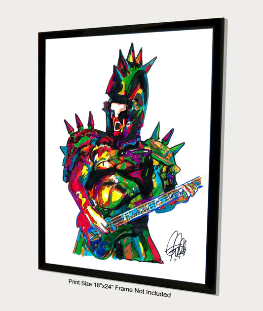 Beefcake the Mighty GWAR Bass Shock Rock Print Poster Wall Art 18x24