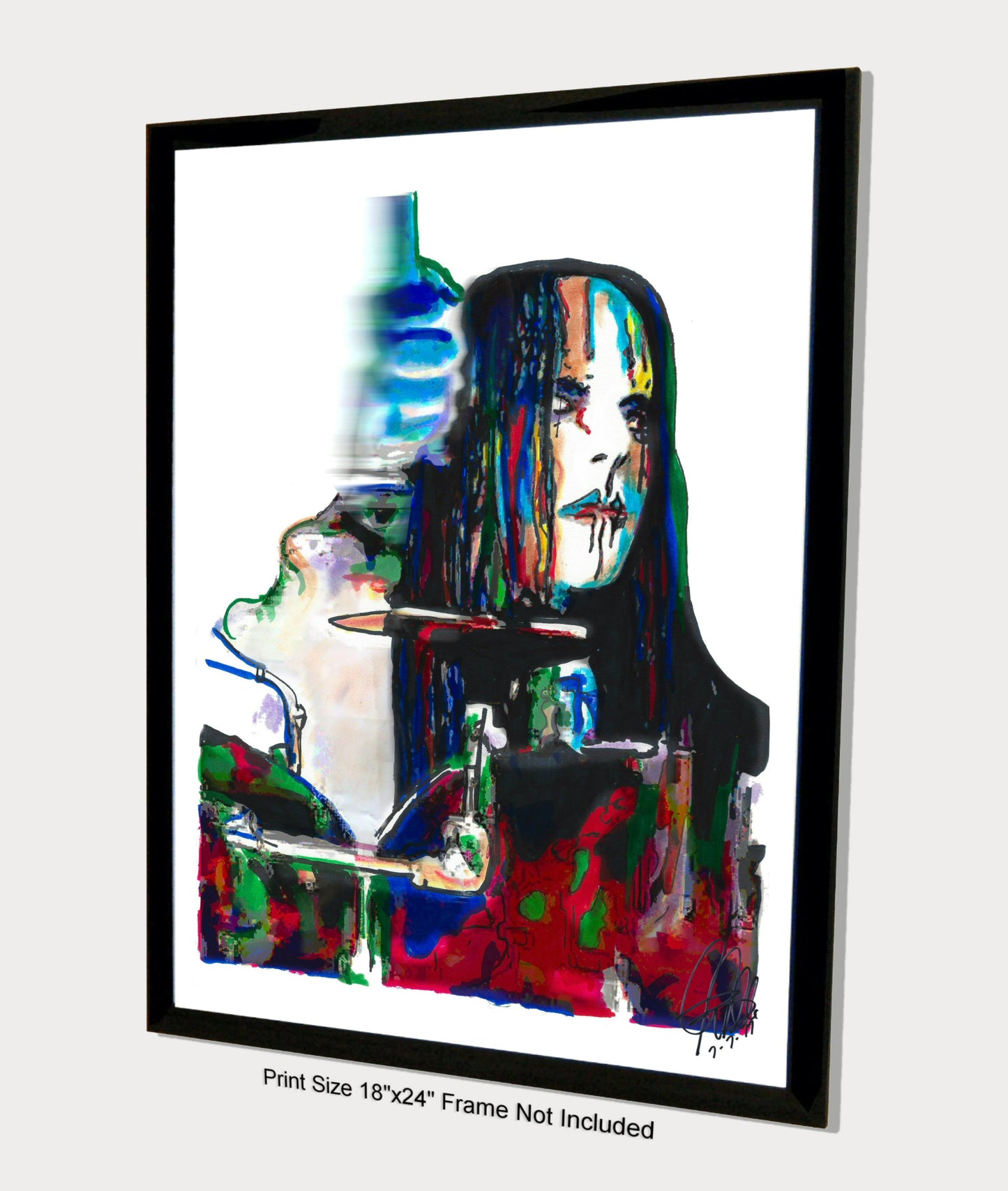 Joey Jordison of Slipknot Drums Heavy Metal Music Poster Print Wall Art 18x24