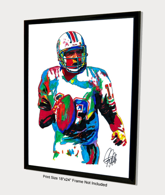 Dan Marino Miami Dolphins Football Sports Poster Print Wall Art 18x24