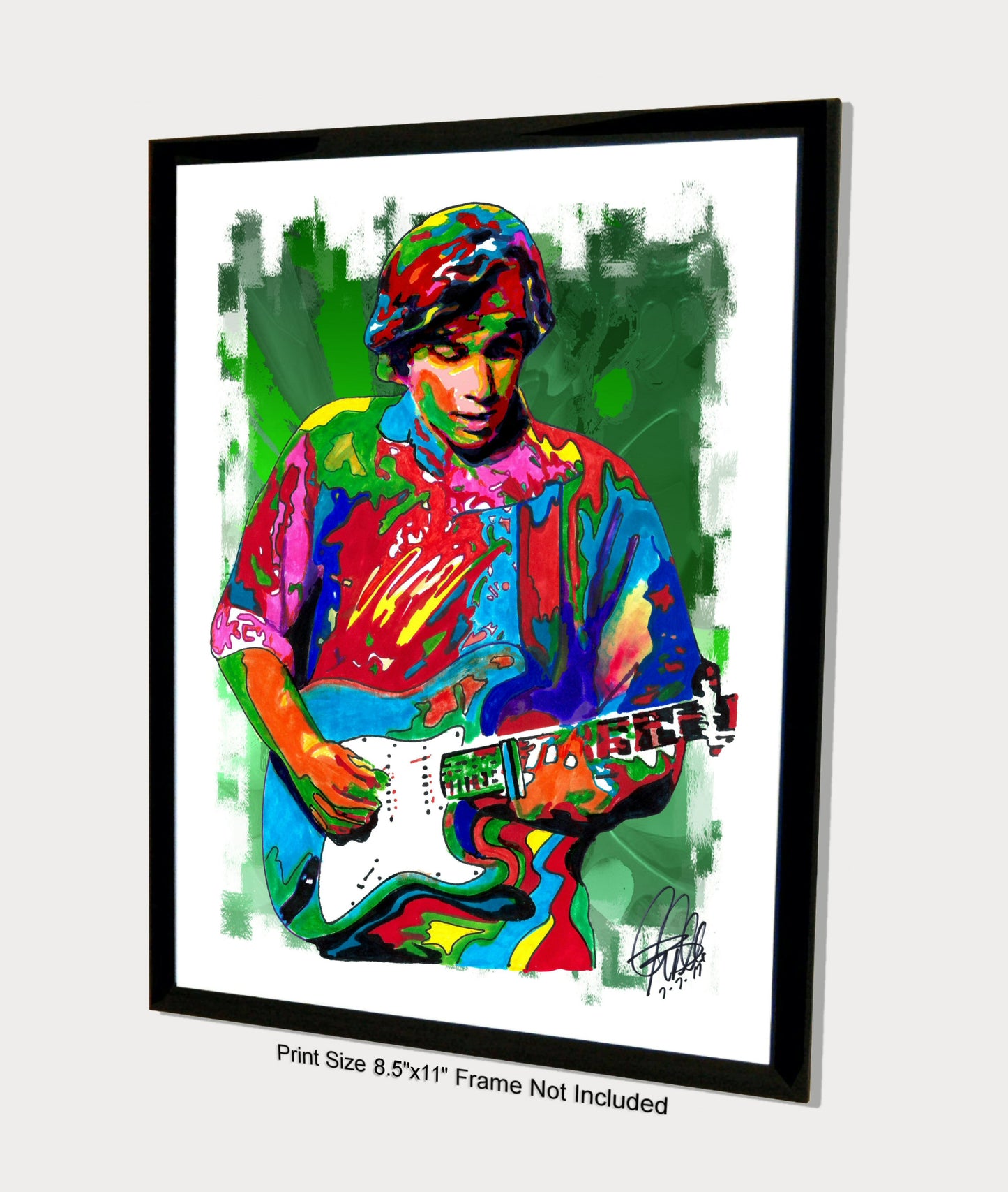 Ry Cooder Slide Guitar Blues Roots Rock Music Poster Print Wall Art 8.5x11