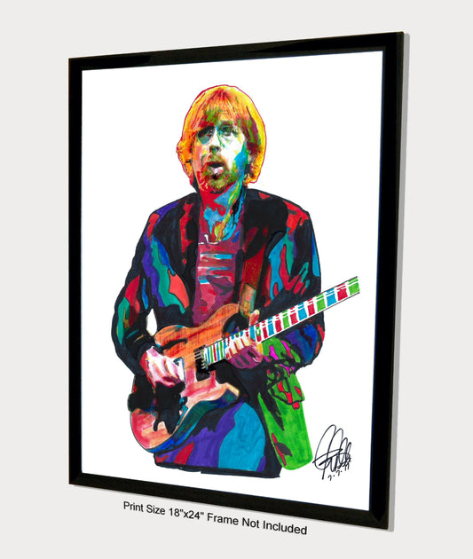 Trey Anastasio Phish Guitar Rock Blues Music Poster Print Wall Art 18x24