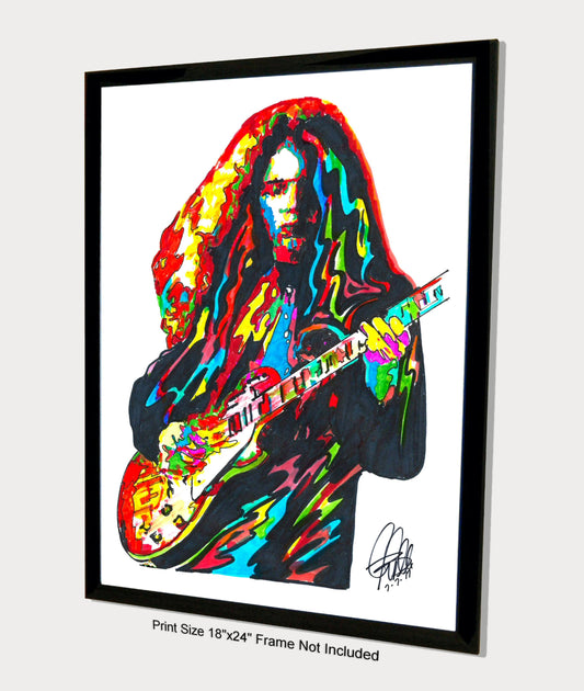 Gary Rossington Lynyrd Skynyrd Southern Rock Music Poster Print Wall Art 18x24