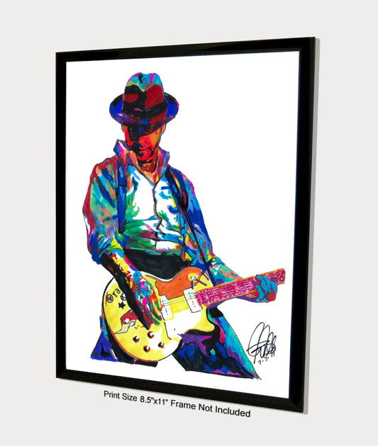 Mike Ness Social Distortion Guitar Rock Music Poster Print Wall Art 8.5x11