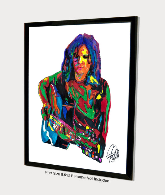 Alex Chilton Big Star Singer Guitar Rock Music Poster Print Wall Art 8.5x11