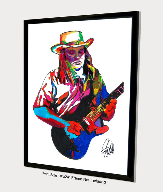 Ed King Lynyrd Skynyrd Guitar Southern Rock Music Poster Print Wall Art 18x24