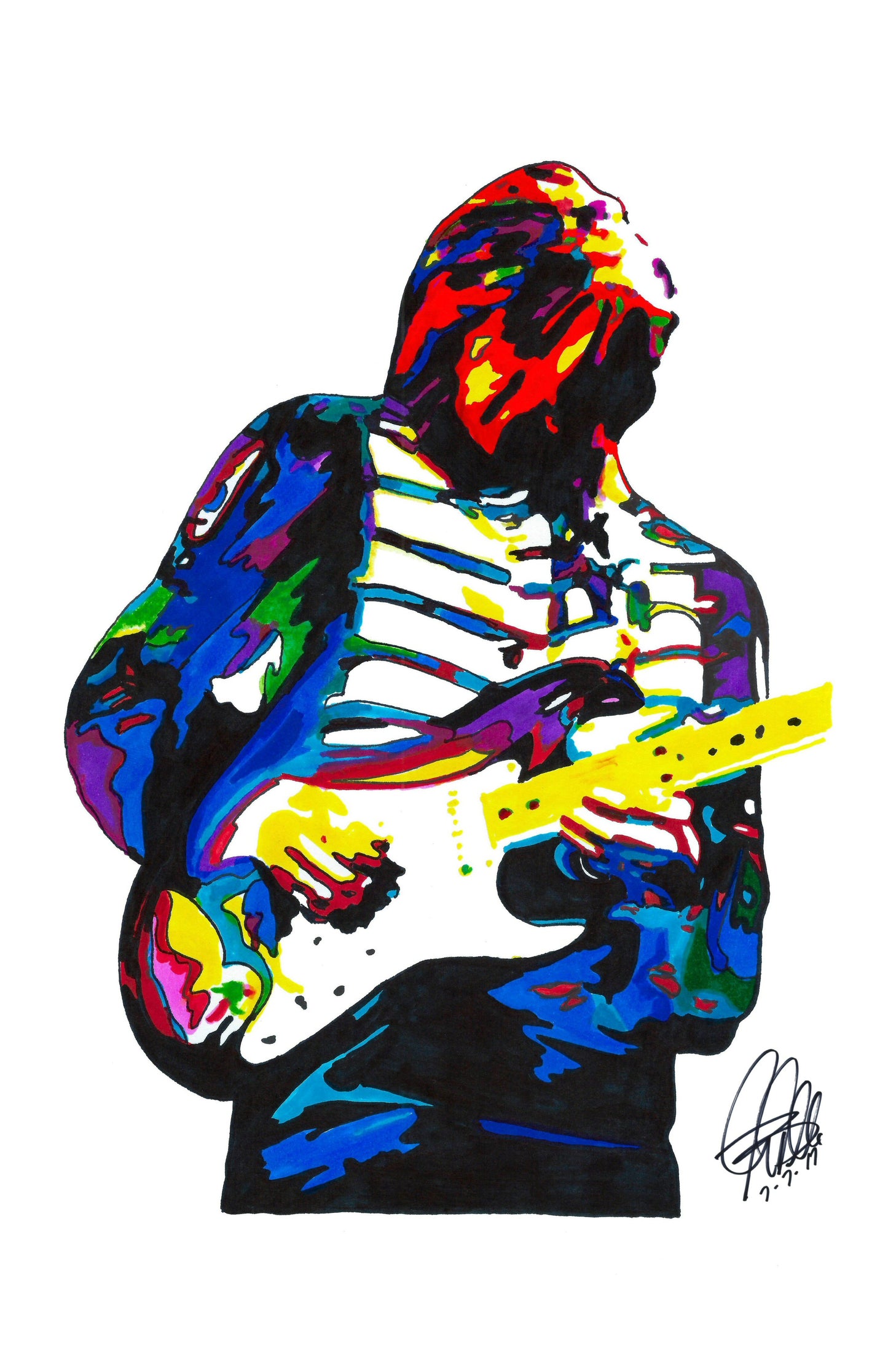 Eric Johnson Singer Guitar Blues Jazz Rock Music Poster Print Wall Art 11x17