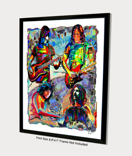 Pink Floyd Waters Gilmour Rock Music Poster Print Wall Art 8.5x11