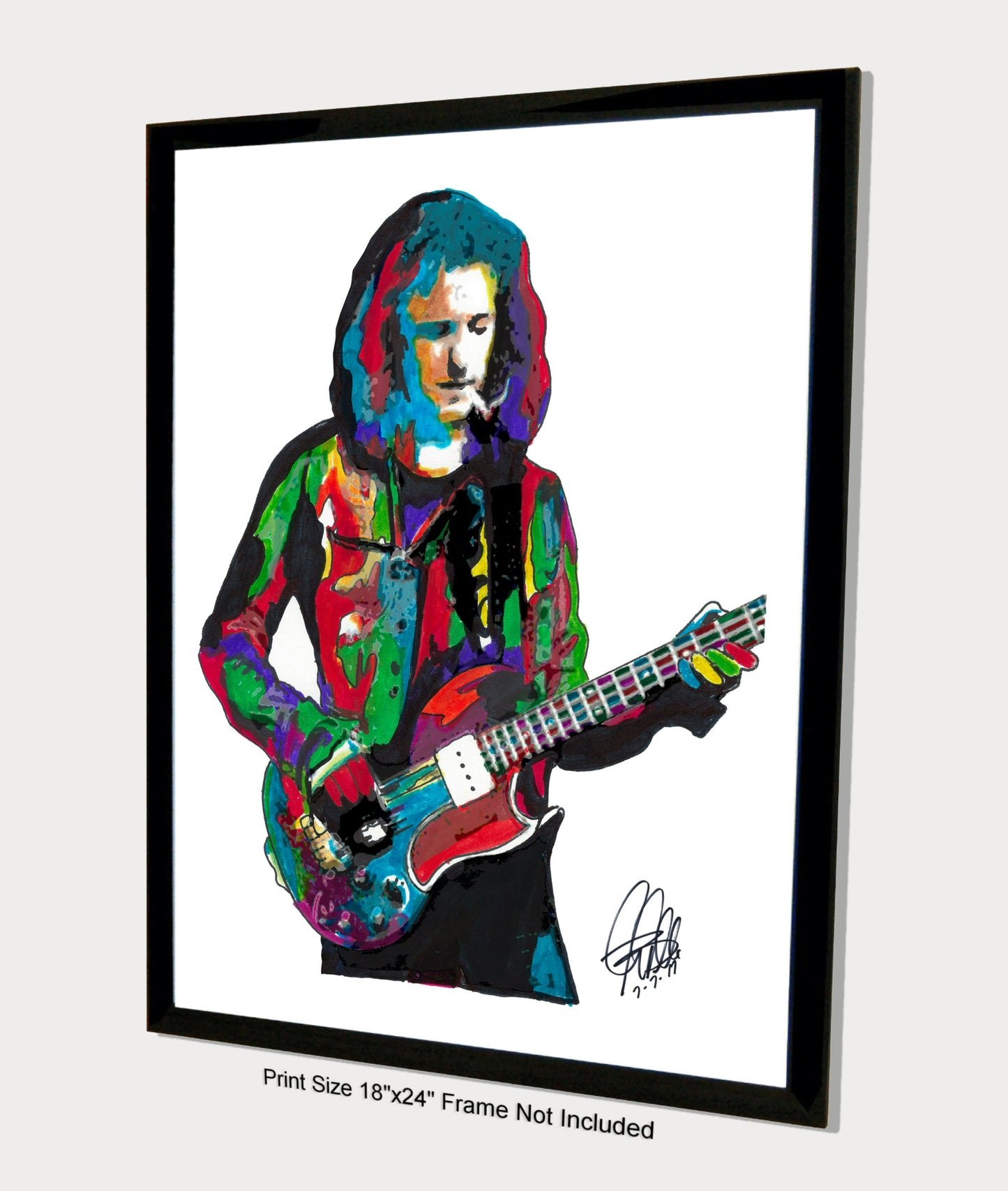 Jack Bruce of Cream Bass Guitar Blues Rock Music Poster Print Wall Art 18x24