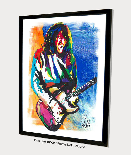 John Frusciante Red Hot Chili Peppers Guitar Music Poster Print Wall Art 18x24