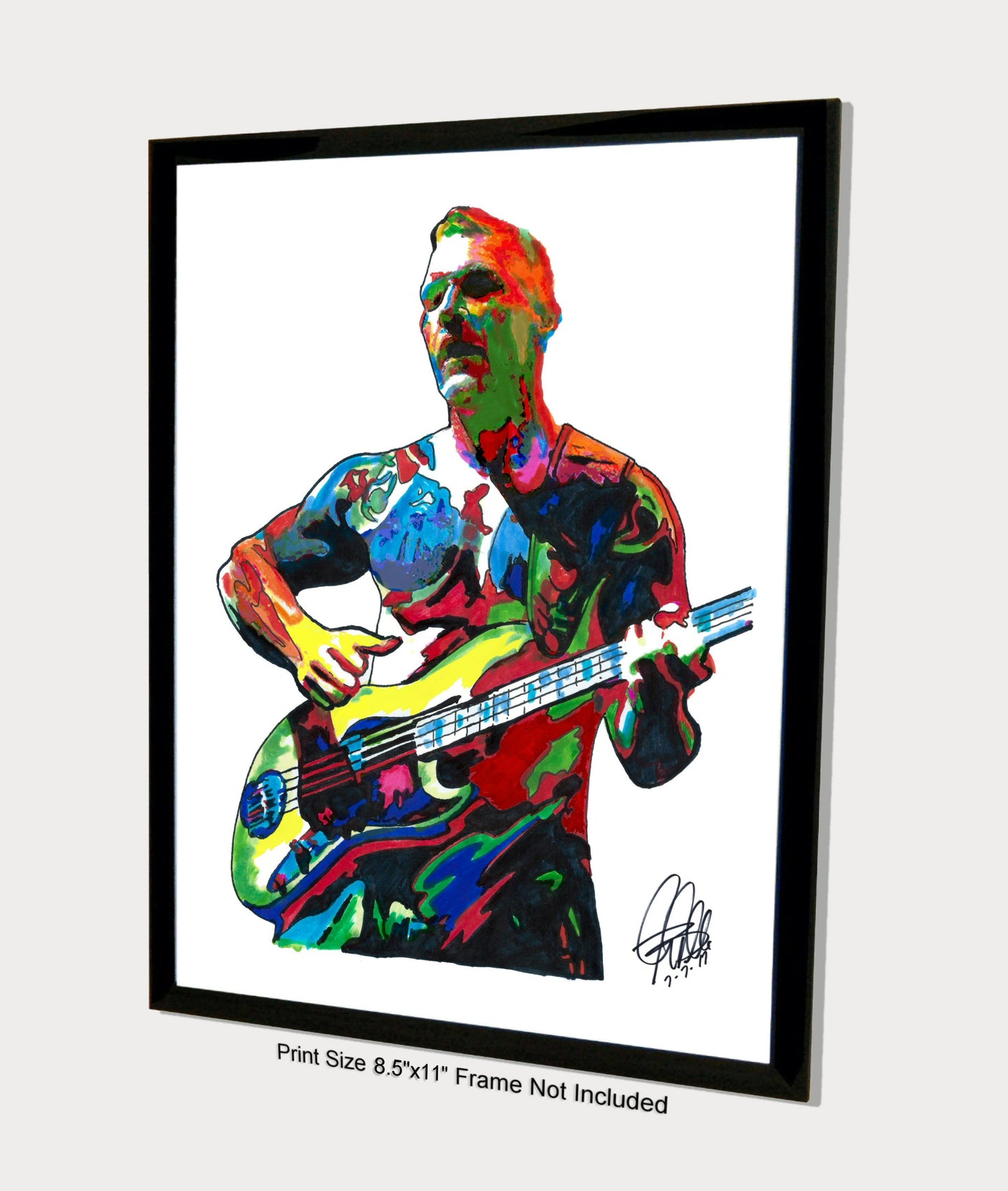 Tim Commerford Rage Against the Machine Rock Music Poster Print Wall Art 8.5x11