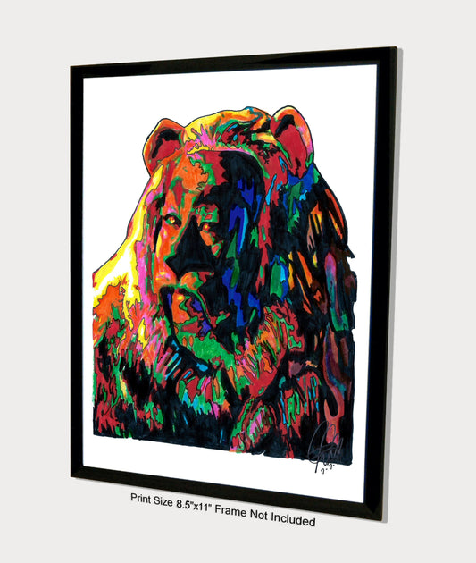 Cowardly Lion The Wizard of Oz Poster Print Wall Art 8.5x11