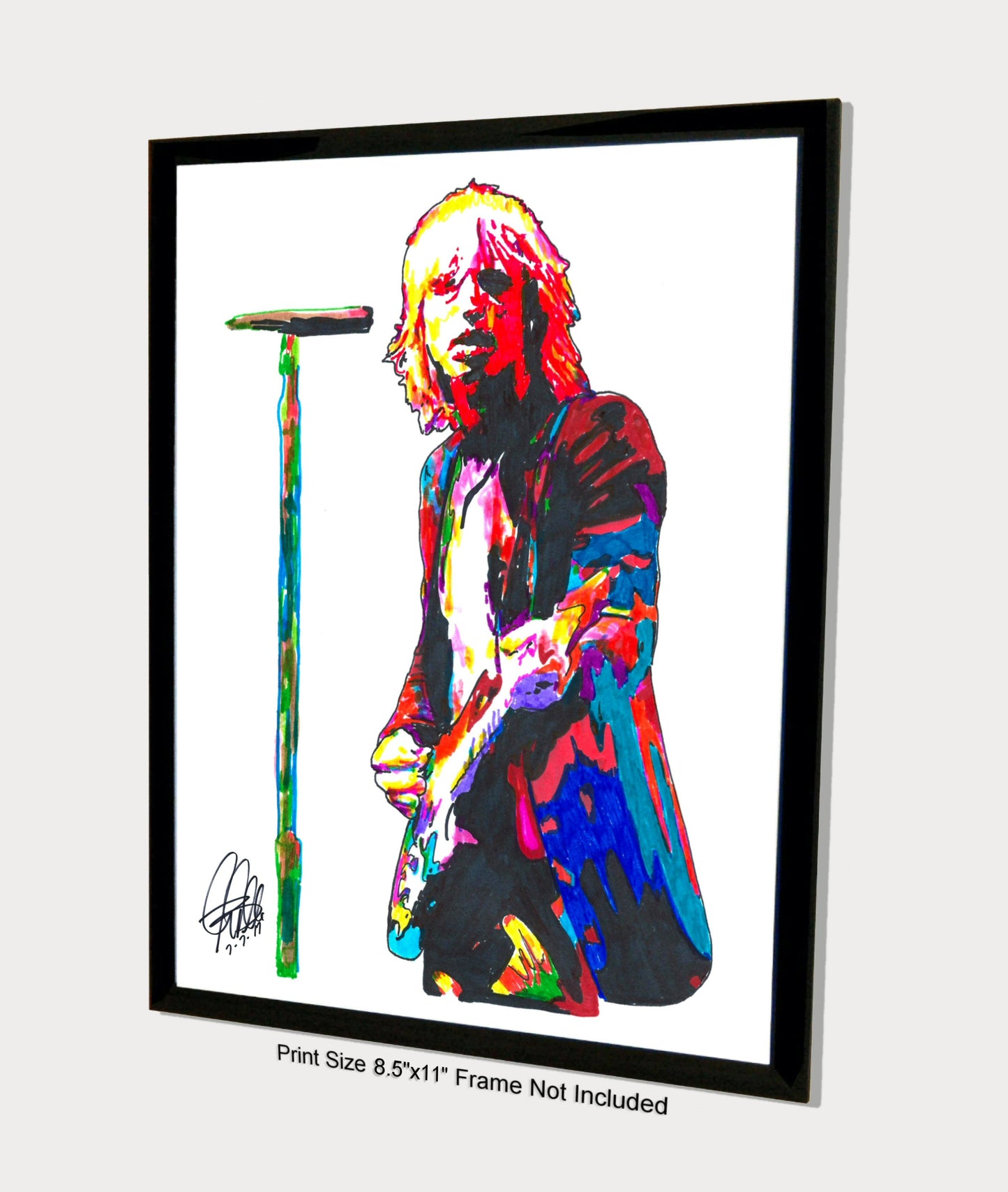 Tom Petty Heartbreakers Rock Music Poster Print Wall Art 8.5x11