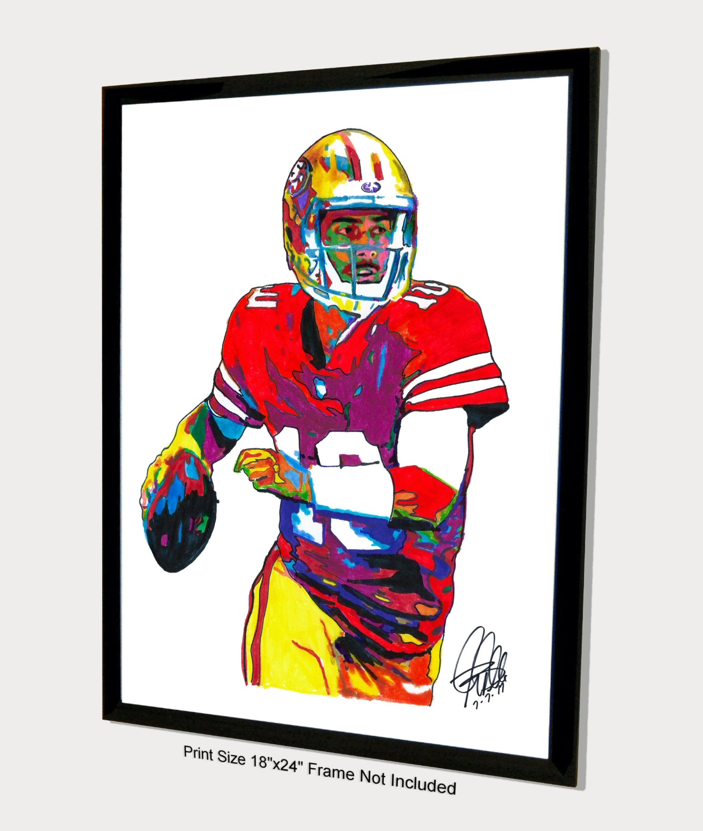 Jimmy Garoppolo San Francisco 49ers Football Sports Poster Print Wall Art 18x24