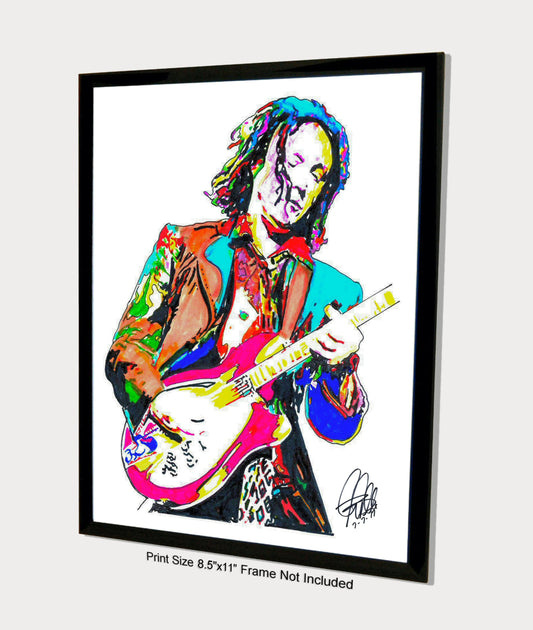 Mike Campbell Tom Petty and the Heartbreakers Music Print Poster Wall Art 8.5x11