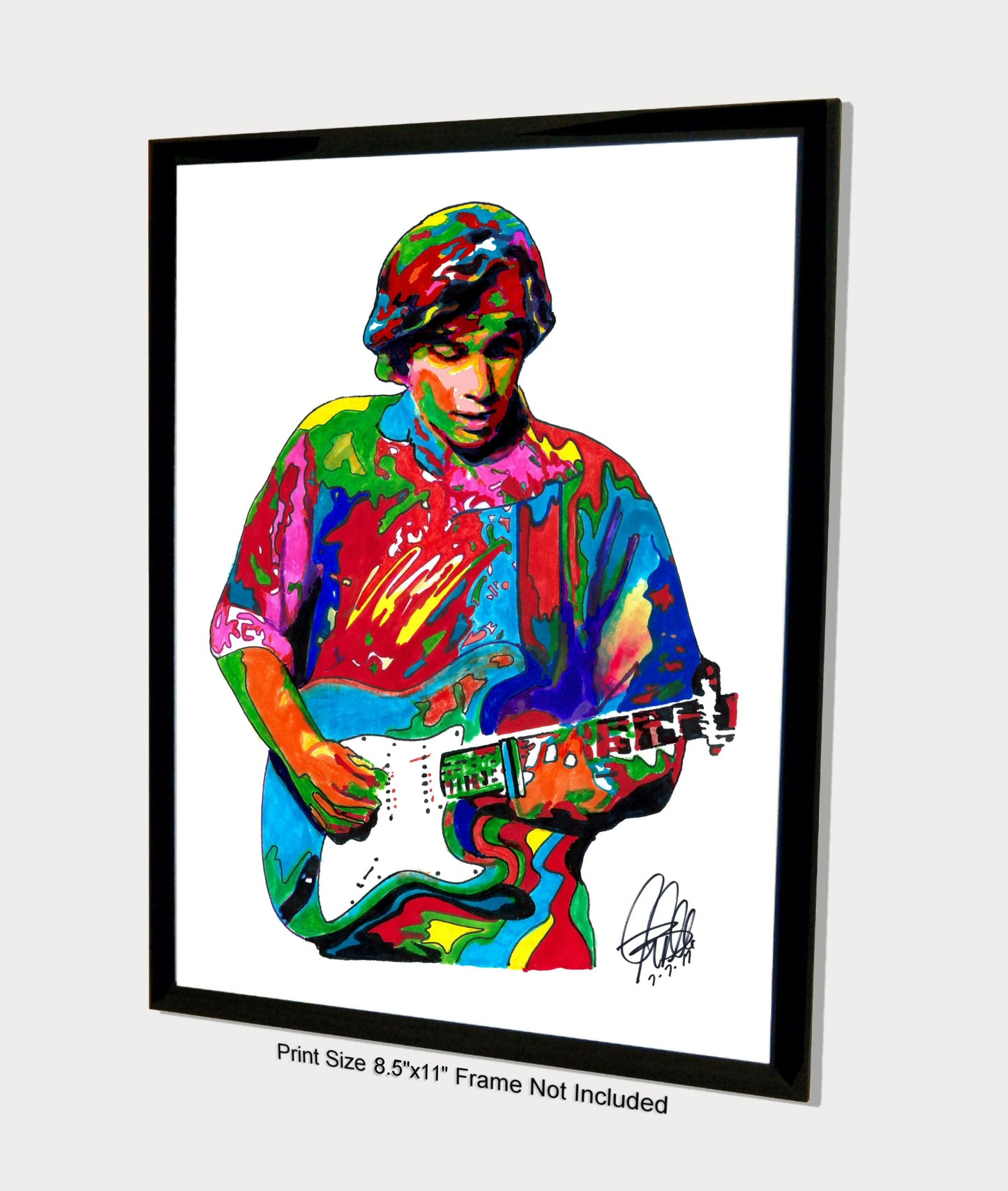 Ry Cooder Slide Guitar Blues Roots Rock Music Wall Art Poster Print 8.5x11