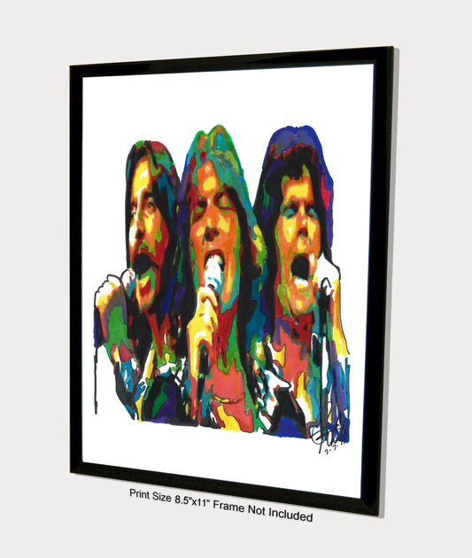 Three Dog Night Rock Music Poster Print Wall Art 8.5x11