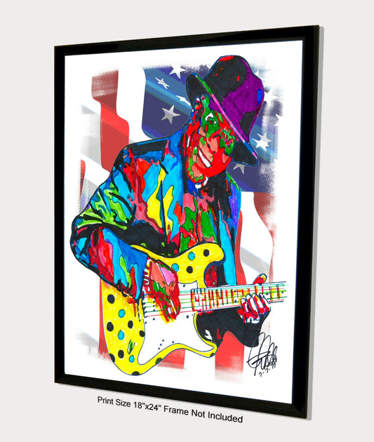 Buddy Guy Guitar Blues Music Poster Print Wall Art 18x24