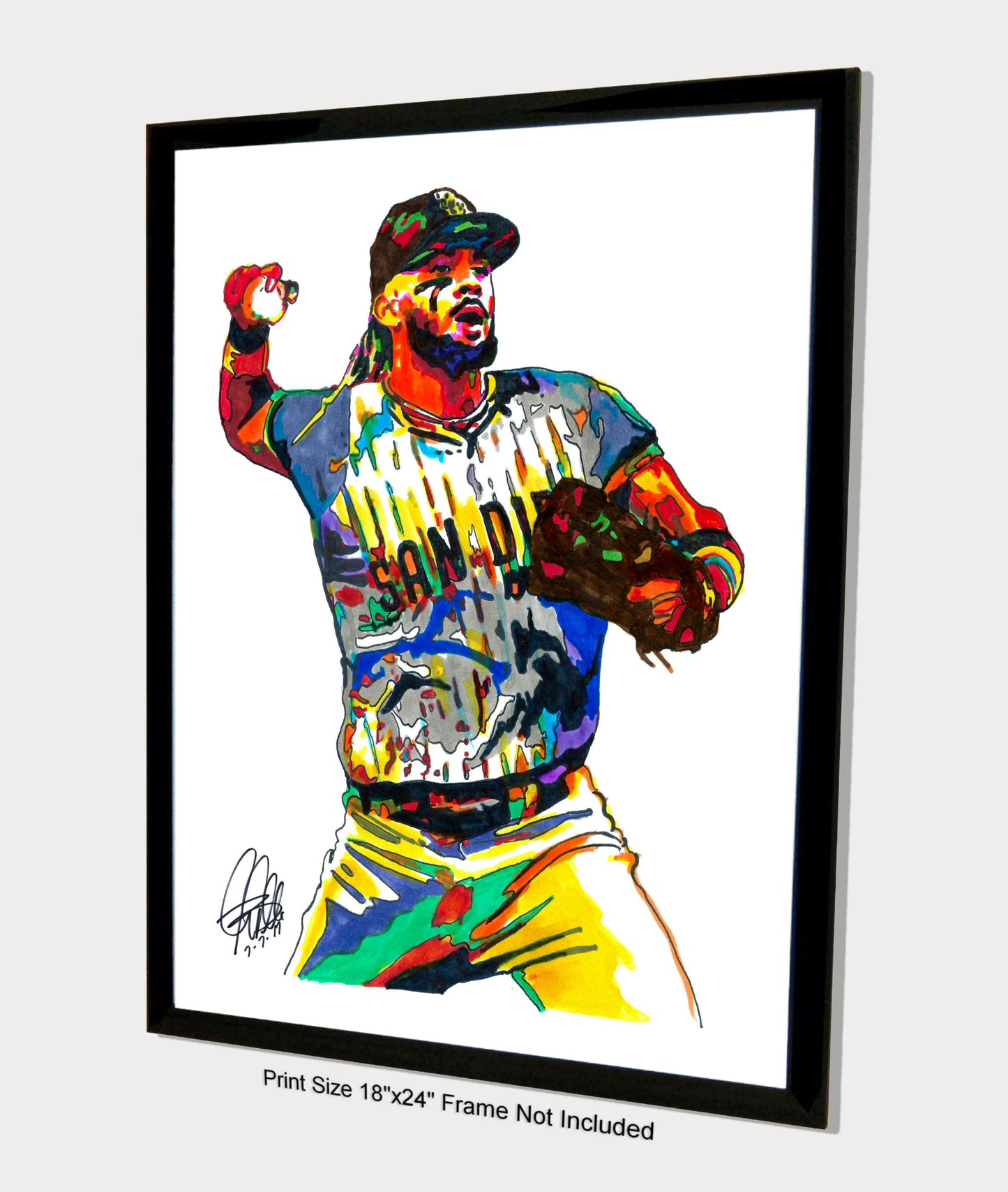 Fernando Tatis Jr San Diego Padres Sports Poster Print Wall Art 18x24