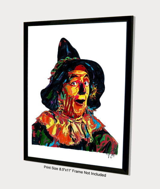 Scarecrow The Wizard of Oz Poster Print Wall Art 8.5x11