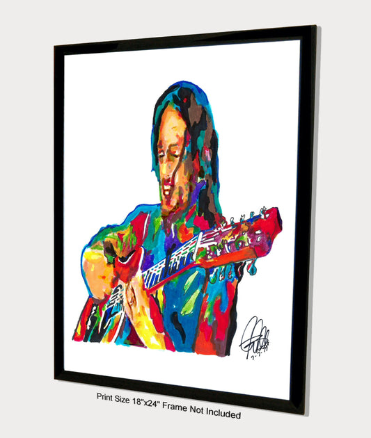 John Butler Guitar Music Print Poster Wall Art 18x24