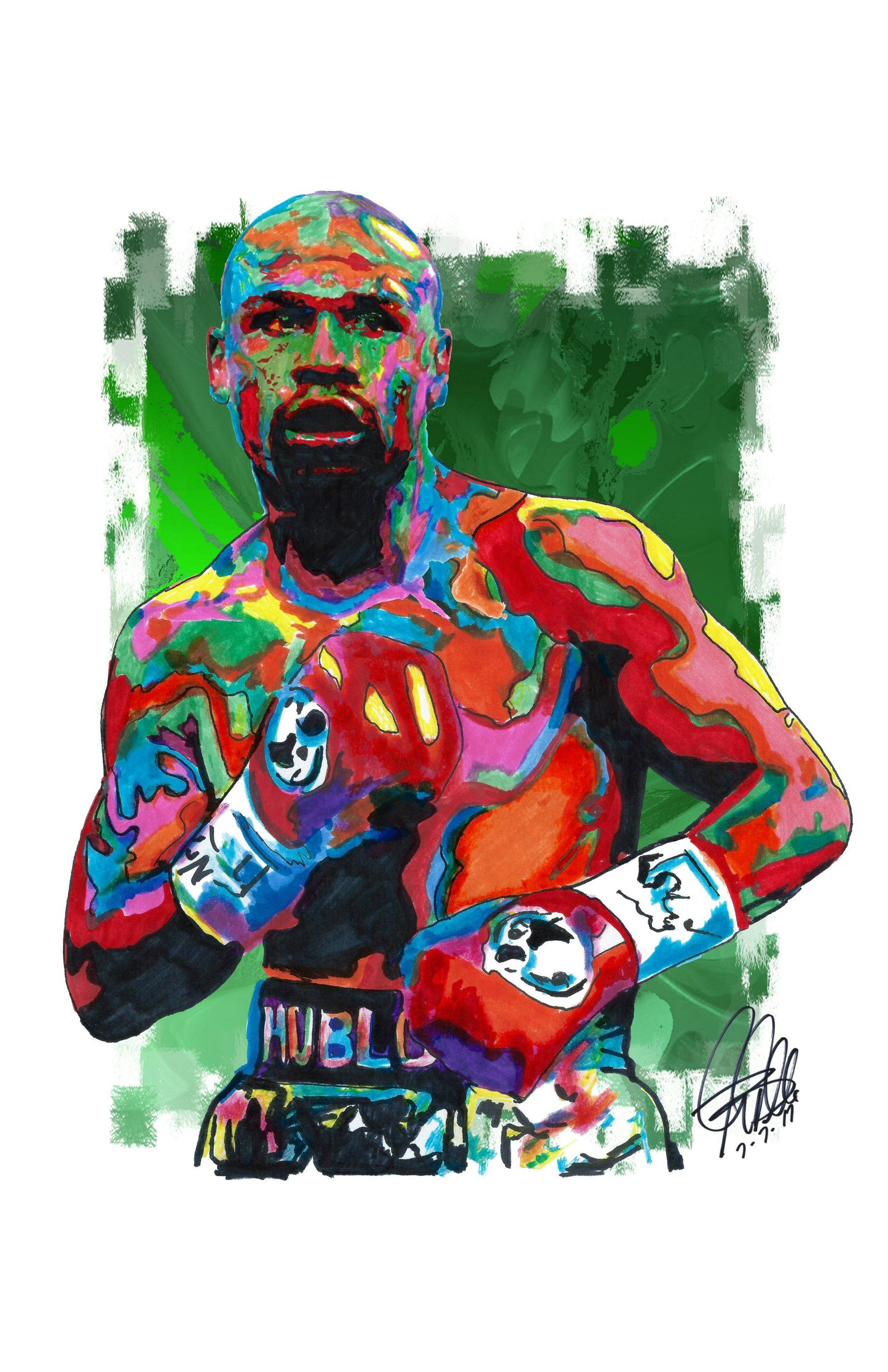 Floyd Mayweather Boxing Sports Poster Print Wall Art 11x17