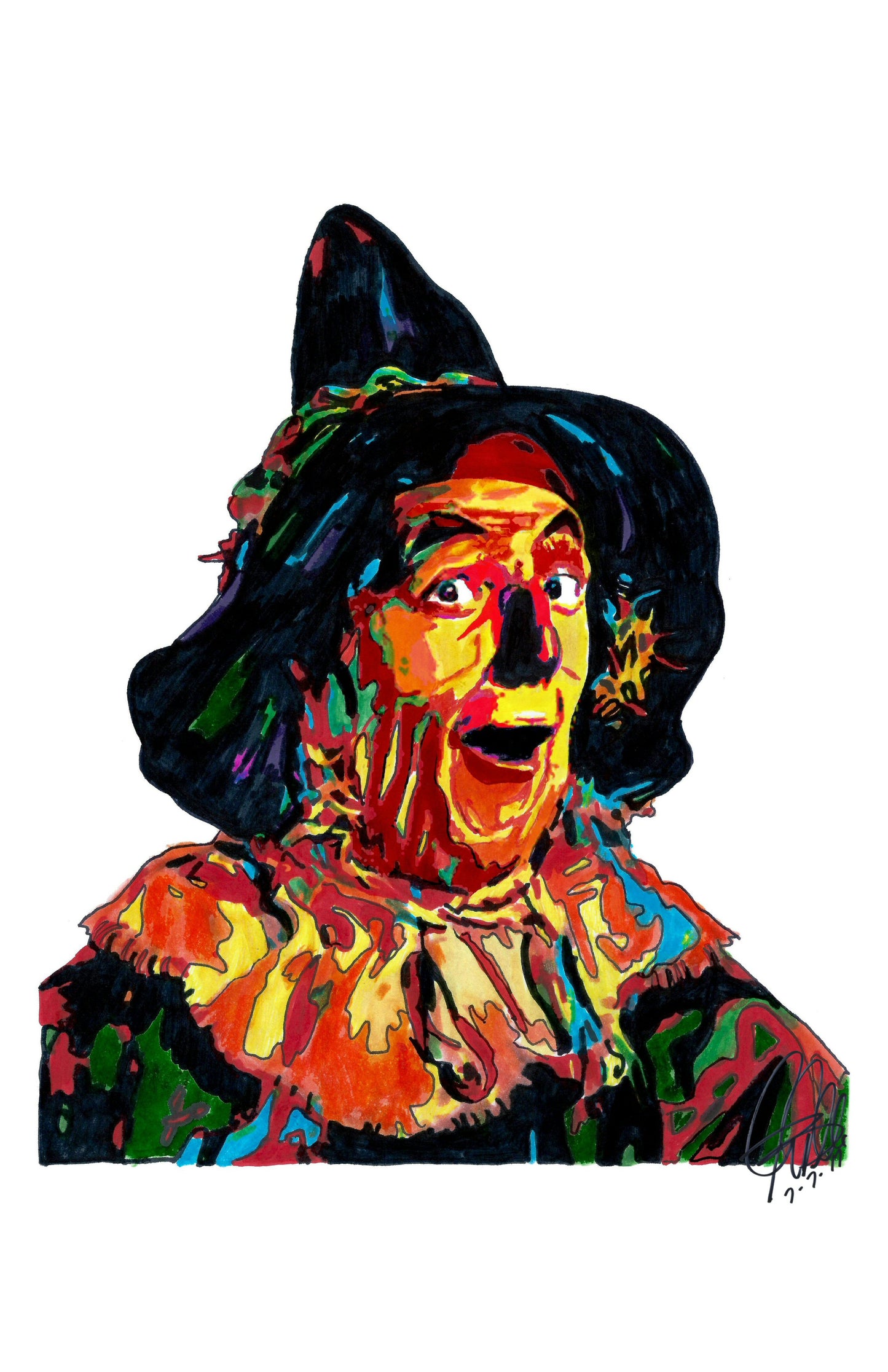 Scarecrow The Wizard of Oz Poster Print Wall Art 11x17