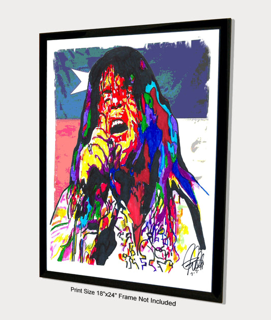 Meat Loaf Bat Out of Hell Singer Hard Rock Music Poster Print Wall Art 18x24