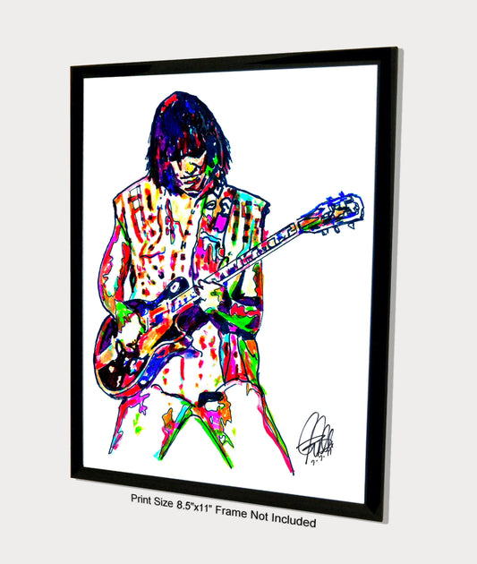 Neil Young Rock Music Poster Print Wall Art 8.5x11