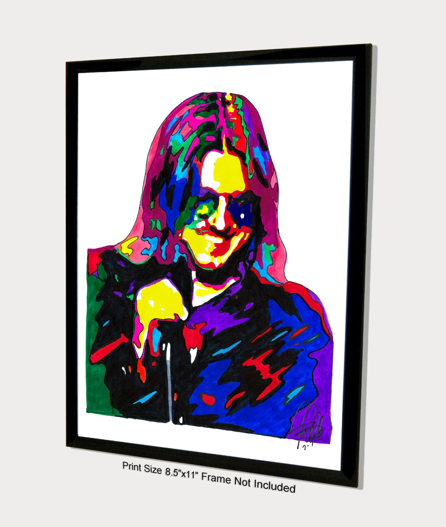 Mitch Hedberg Standup Comedy Poster Print Wall Art 8.5x11