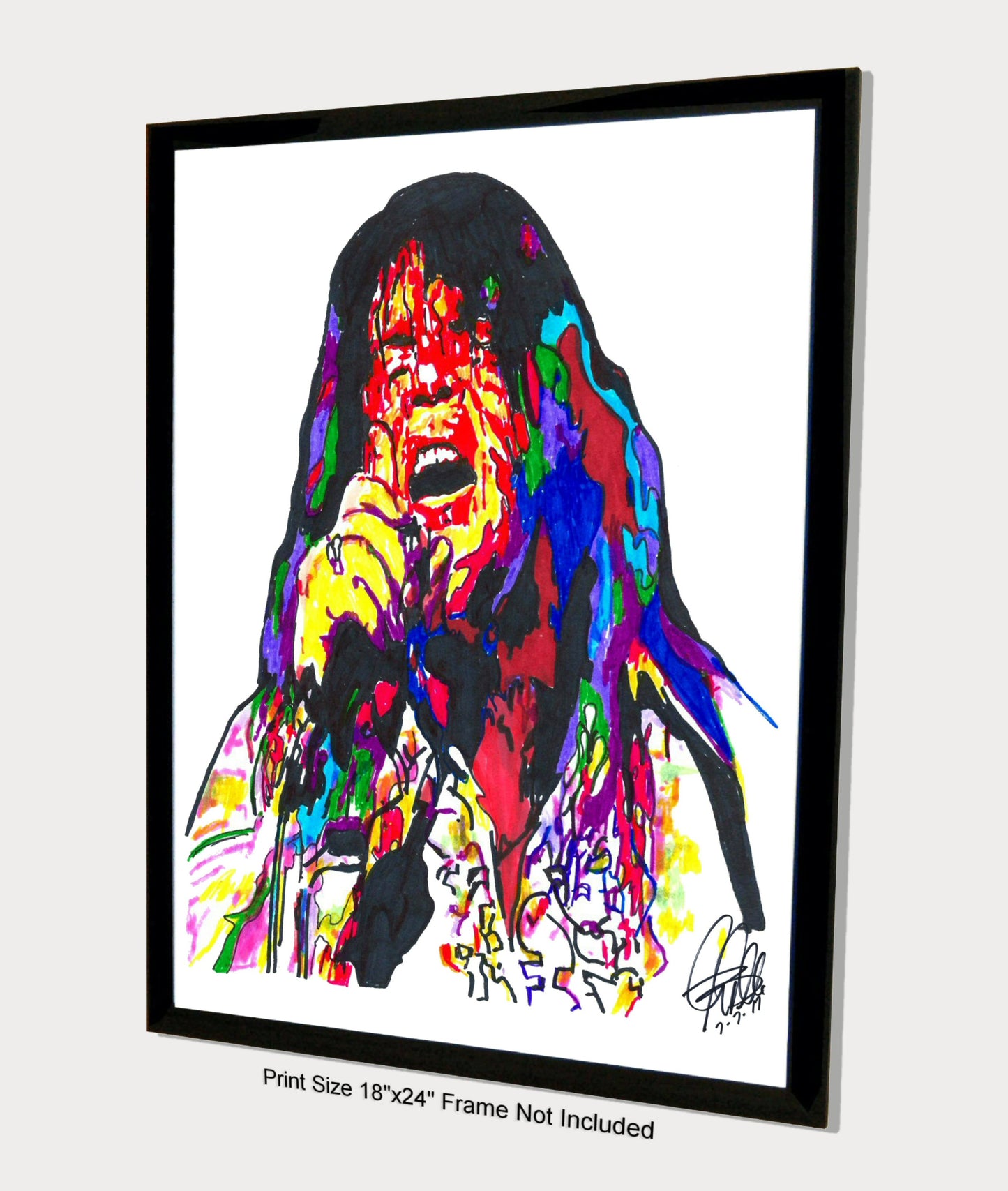 Meat Loaf Singer Hard Rock Music Poster Print Wall Art 18x24