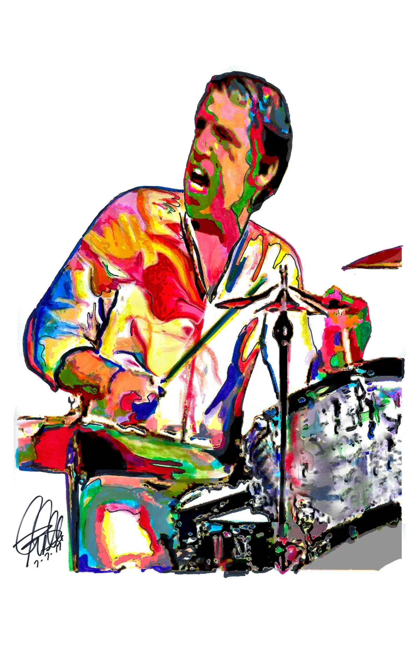 Buddy Rich Drummer Drums Jazz Big Band Music Poster Print Wall Art 11x17