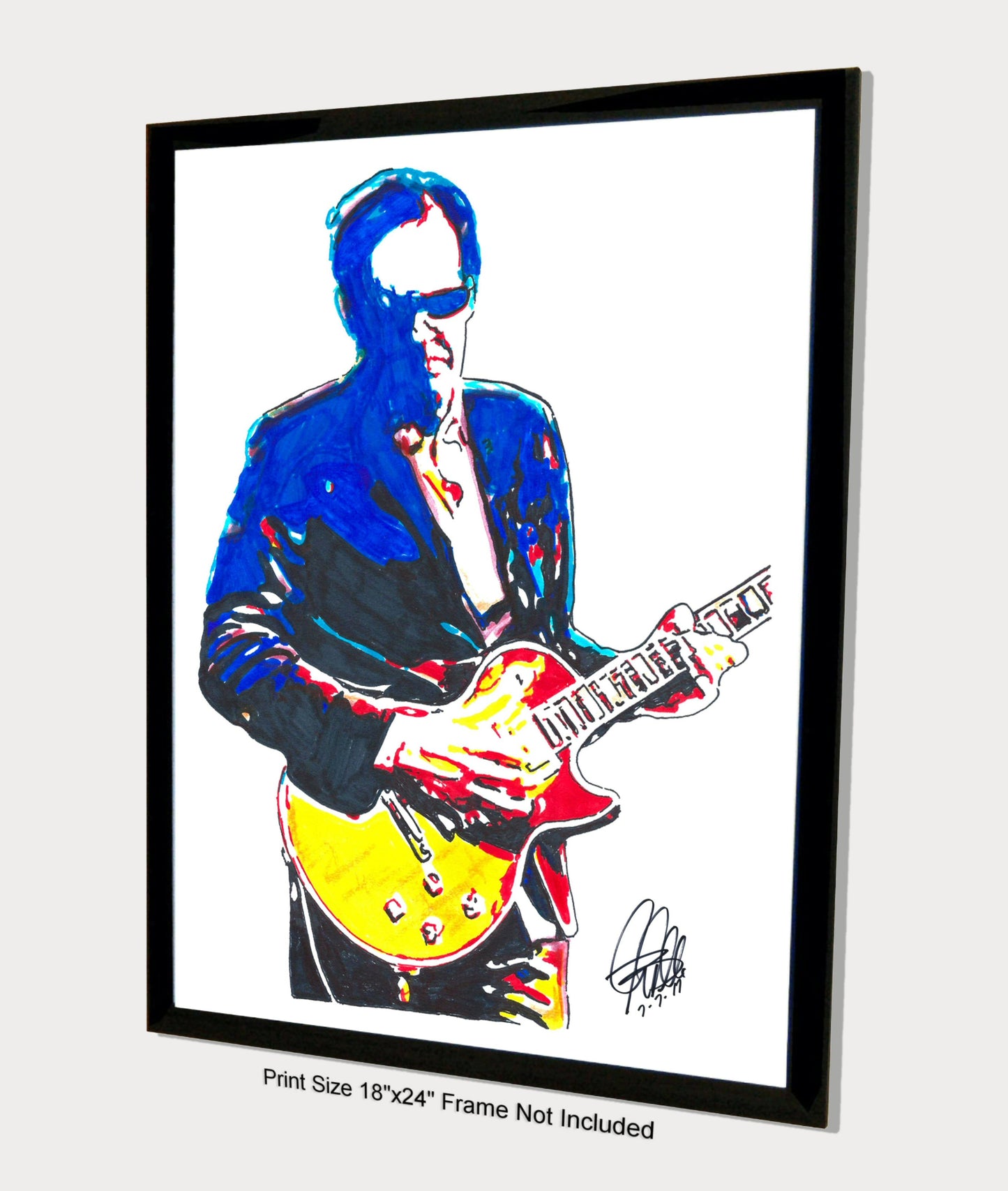 Joe Bonamassa Blues Hard Rock Guitar Music Poster Print Wall Art 18x24