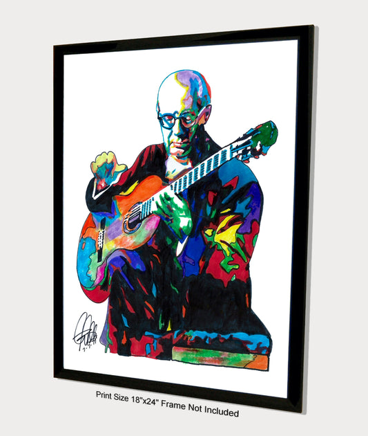 Andres Segovia Classical Spanish Guitar Music Poster Print Wall 18x24