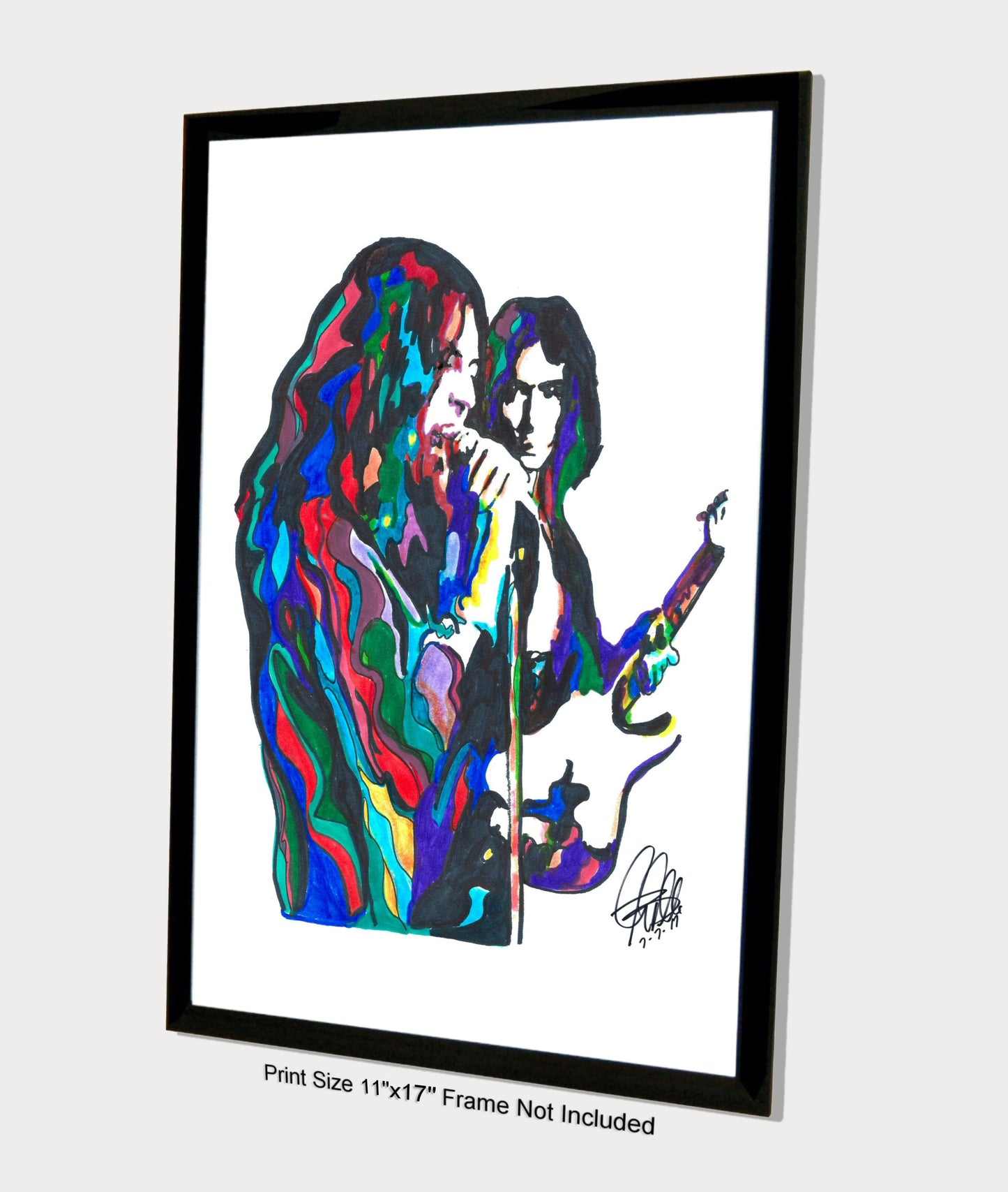 Ian Gillan Ritchie Blackmore Deep Purple Rock Music Poster Print Art 11x17