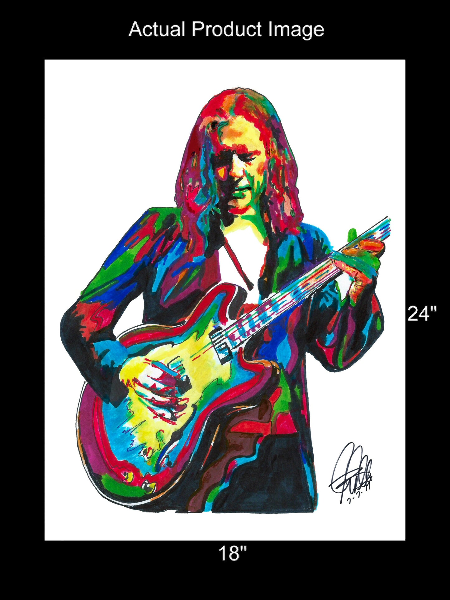 Robben Ford LA Express Yellowjackets Guitar Music Poster Print Wall Art 18x24