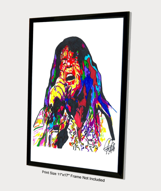 Meat Loaf Singer Hard Rock Music Poster Print Wall Art 11x17