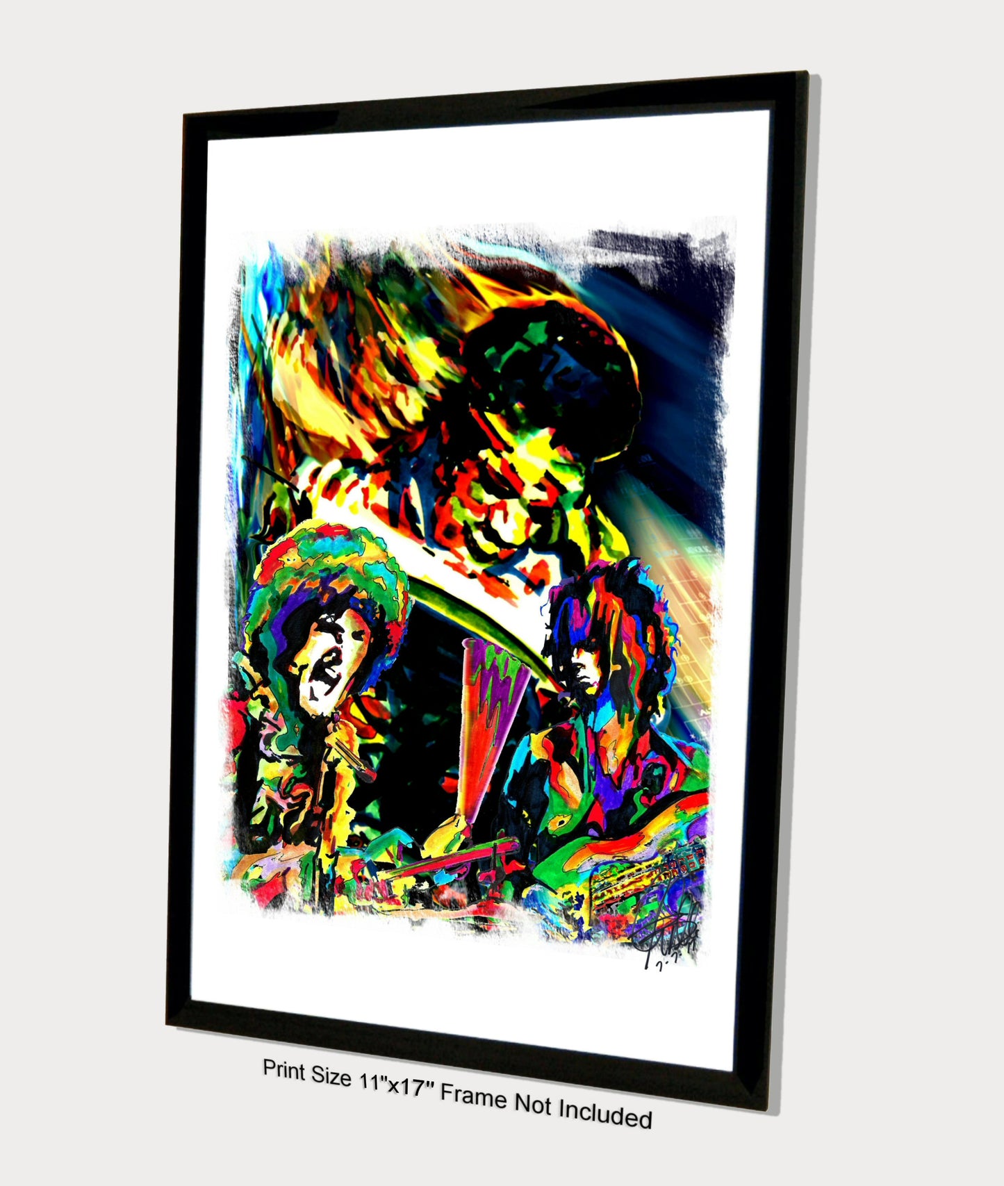 The Jimi Hendrix Experience Blues Hard Rock Music Poster Print Wall Art 11x17