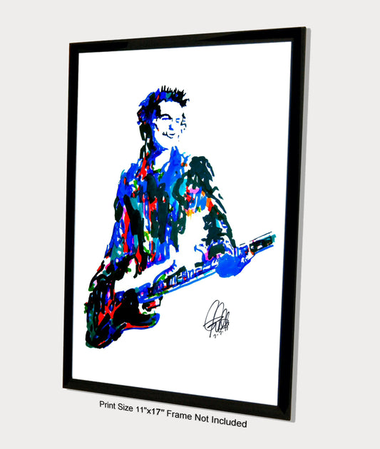 Sid Vicious Sex Pistols Bass Punk Rock Music Poster Print Wall Art 11x17