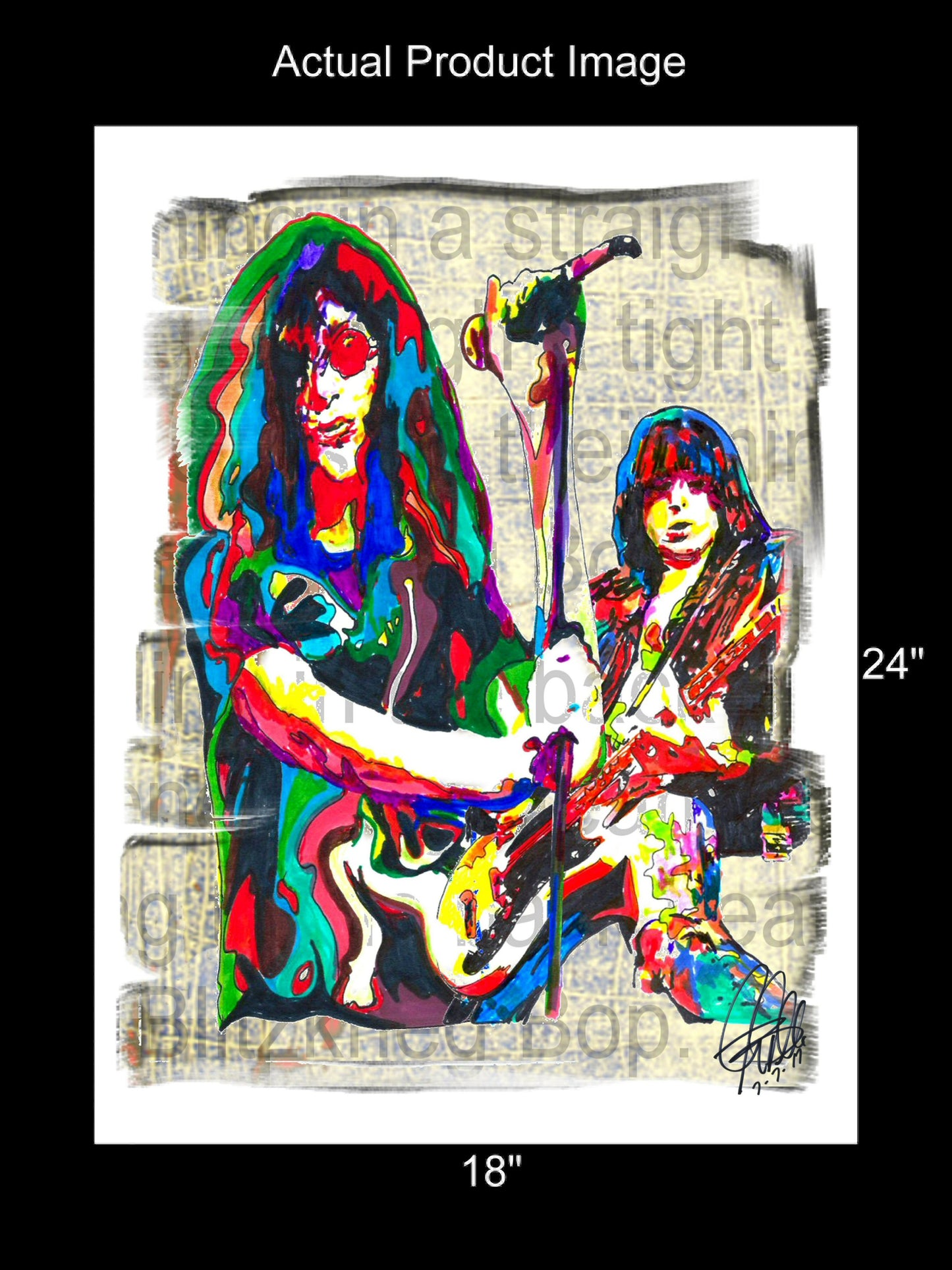 Ramones Punk Rock Music Poster Print Wall Art 18x24