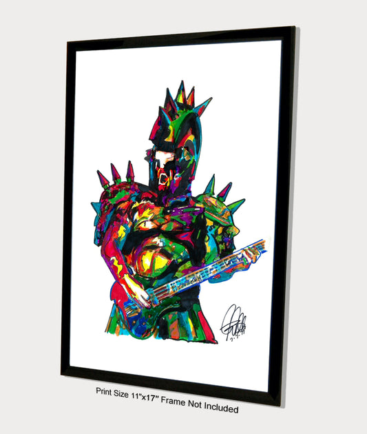 Beefcake the Mighty GWAR Bass Shock Rock Print Poster Wall Art 11x17