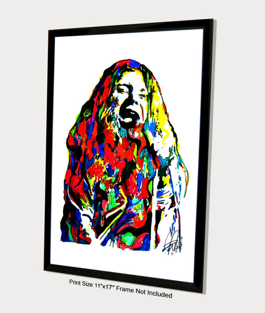 Janis Joplin Big Brother the Holding Company Music Print Poster Wall Art 11x17